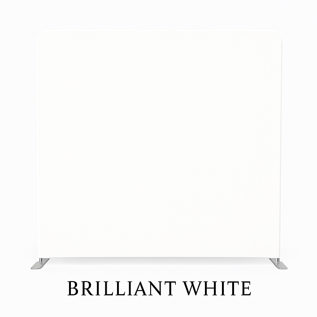 Brilliant white luxury photobooth backdrop for weddings, corporate events and parties in Chicago and illinois