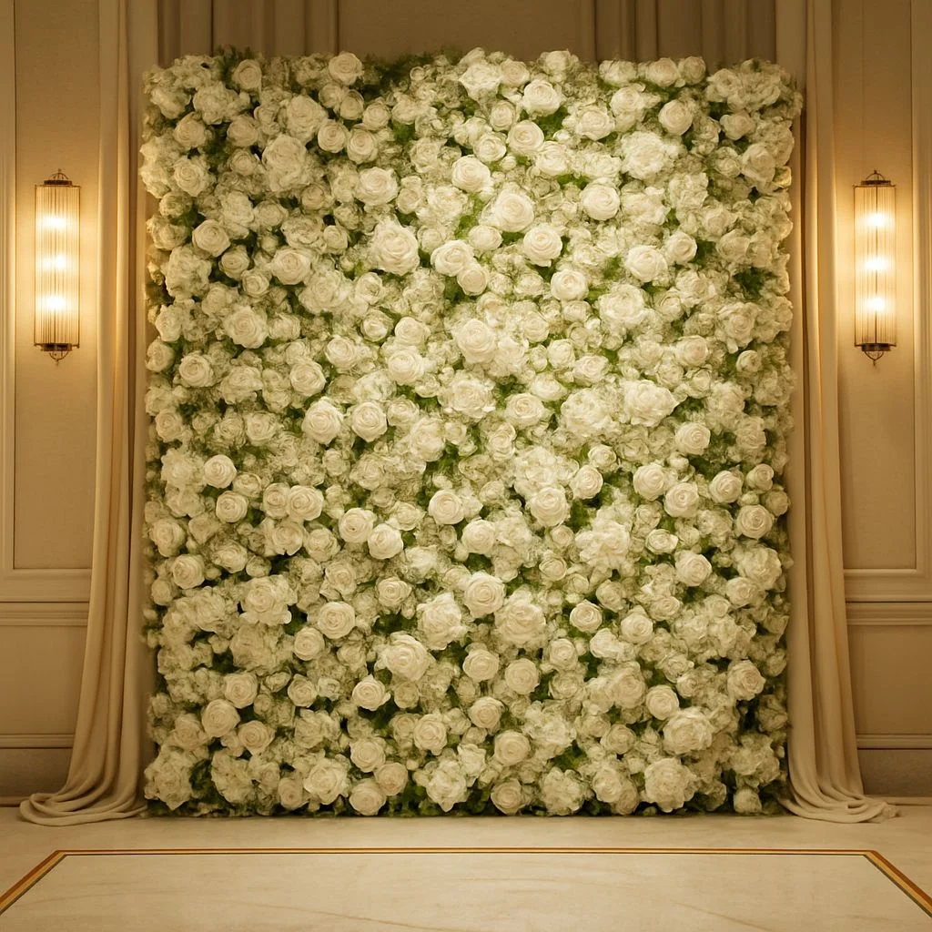 The floral backdrop luxury photobooth backdrop is perfect for weddings, corporate event and parties in Chicago and illinois